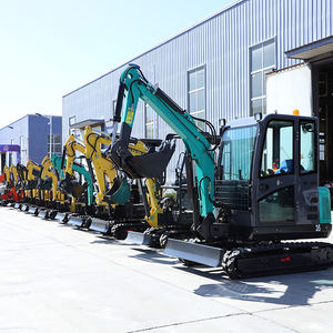 Envío gratis, puerta a puerta, 1,8 T, 3,5 toneladas, miniexcavadora pequeña, juego de accesorios, excavadora hidráulica sobre orugas con pistas de goma a la venta - Product Image 5