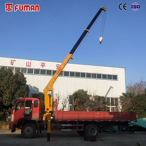 Camion-grue Fuman de 5 tonnes, grue montée sur camion personnalisée, grue hydraulique pour levage de charges - Product Image 3