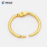 YIWANG 0.75 Inch Gold Metal Book Rings Loose Leaf Binder Book Ring für Index Cards