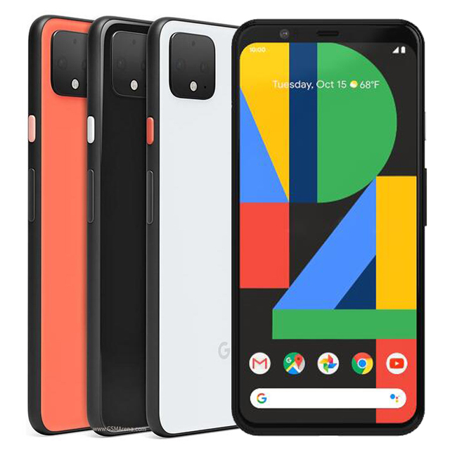 For Original Google Pixel 4 5.7 Inch Octa Core 6GB RAM 64/128GB ROM Unlocked 4G LTE Smart Mobile Cell Phone Free Shipping 5pcs