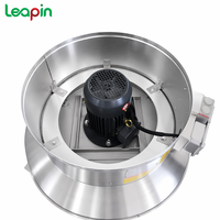 Ventilateur d'extraction centrifuge à aspiration ascendante 3000-5000 CFM, entraînement direct, extracteur de fumée pour cuisine commerciale, 380V 50Hz