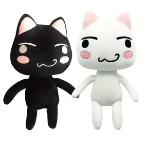 30cm Kawaii Toro Inoue kedi peluş oyuncak yumuşak Anime karikatür hayvan Doro kedi bebek sevimli gülümseyen çift kedi peluş oyuncak çocuklar için hediye