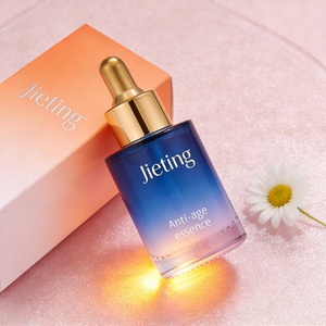 Luxury Empty Essential Oil Skincare Serum 30ml 50ml 60ml <b>Flat</b> Shoulder Frosted Clear Amber Glass Dropper Bottle - Product Image 4