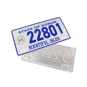Motocyclettes personnalisées en usine et plaques d'immatriculation en plastique et en métal pour les véhicules routiers - Product Image 5