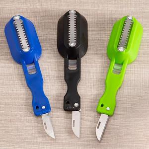 Quick Removal Fish Skin Brush Cleaning Tool Specialty Kitchen Cooking Knife Planer Tool Easy Fish Scales Scraper for Fishing - Product Image 5