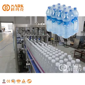 Máquina de llenado y tapado de botellas de agua pequeña, línea de producción automática de planta de embotellado de agua mineral potable pura de 4000 BPH