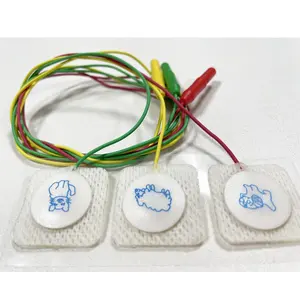 Amydi-Med Wegwerp Neonaat 3 Lood Ecg Kabel Neonatale Ecg Elektrode Kabel
