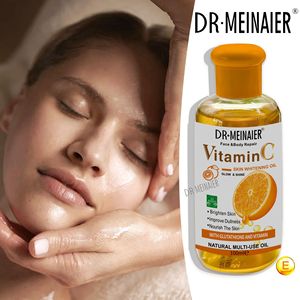 Commercio estero 100ml VC olio essenziale per la cura dei capelli del corpo del viso vitamina C arricchita olio vegetale dolce schiarente idratante - Product Image 3