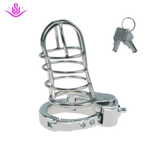Jaula de Castidad Semicerrada en Oferta, 3 Tamaños, Anillo de Castidad, Dispositivo de Castidad, Juegos SM, Juguetes Sexuales para Adultos, Sexo para Hombres, SM, Hacer el Amor - Product Image 4