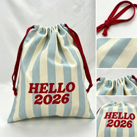 Sac de rangement en toile à cordon, en tissu épais, anti-poussière, avec logo imprimé personnalisé, pour cosmétiques, vente en gros