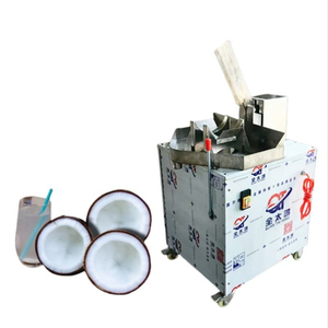 Machine électrique commerciale pour fendre les noix de coco avec collecteur de jus pour usine de boissons - Product Image 1
