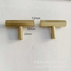 <b>Copper</b> Furniture Handle Hexagonal Drawer Pull Chinese Style Anti Rust Home Decoration - Product Image 4