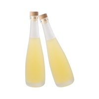 Bouteille en verre de vin blanc avec bouchon en caoutchouc pour vodka whisky gin brandy autres liqueurs verrerie vide