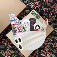 Meilleur papier de transfert par sublimation A3, transfert thermique instantané, feuille DTF de 30 cm, feuille de groupe, film PET double face enduit pour vêtements