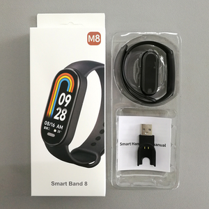 Bracelet connecté <span class=keywords><strong>M8</strong></span> avec suivi sportif, moniteur de fréquence cardiaque, tension artérielle, oxygène, surveillance de la santé, bracelet électronique social - Product Image 6