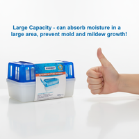 Sac déshydratant rechargeable au chlorure de calcium 1000G, absorbant d'humidité, écologique, portable, contrôle d'humidité réglable