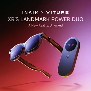 INAIR Pod (Version avec ventilateur) |   Compatible avec les lunettes AR Xreal, Viture, Rayneo et les projecteurs 3D | Extension à 6 Écrans |   Streaming sur PC - Product Image 3