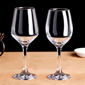 Wholesale Christmas Goblet Wine Glasses Custom Logo Drink Glassware Personalized Clear Crystal Luxury Party Water Glass