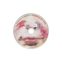 Disco de CD de Audio con Diseño Artístico Pintado, CD con Diseño de Retrato en Acuarela para Lanzamientos de Álbumes Artísticos