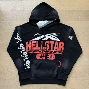 Set di Felpe con Cappuccio Hell Star 1.1 <span class=keywords><strong>da</strong></span> Uomo, 100% Cotone, Stile Vintage Americano Trendy, Traspirante, per l'Autunno - Product Image 5