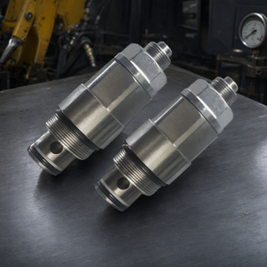 Vanne de décharge à cartouche en acier hydraulique XYF10-03 pour le contrôle de pression des engins de construction et des excavatrices - Product Image 2