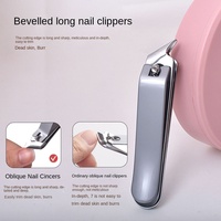 Ensemble de coupe-ongles de beauté de luxe emballage de boîte durable outils de manucure à la maison coupe-ongles de main de soins personnels comme cadeau aléatoire
