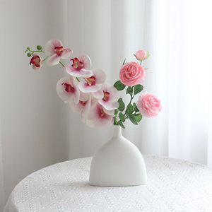 Orquídea Phalaenopsis Yunju Blanca, Flor Artificial, Impresión 3D en PVC, Decoración para Bodas y Hogar - Product Image 2