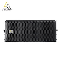 Système audio professionnel L-solution HDL30, Line Array à deux voies, système de sonorisation alimenté, deux enceintes actives de 10 pouces, étanches, 1100W