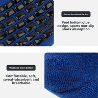 Chaussettes de sport WRELS, chaussettes antidérapantes confortables, chaussettes de football respirantes élastiques personnalisées, chaussettes de Pilates absorbant les chocs