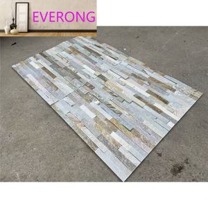 Revestimiento <span class=keywords><strong>de</strong></span> Pared <span class=keywords><strong>de</strong></span> <span class=keywords><strong>Piedra</strong></span> <span class=keywords><strong>de</strong></span> Pizarra para Fachada Exterior <span class=keywords><strong>en</strong></span> Beige y Blanco Moderno, Acabado Natural, para Hoteles, Villas y Exteriores - Product Image 3