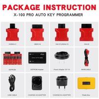 Inmovilizador programador de llaves XTOOL X100 Pro2 con adaptador EEPROM, herramienta de programación profesional, escáner OBD automotriz, actualización gratuita