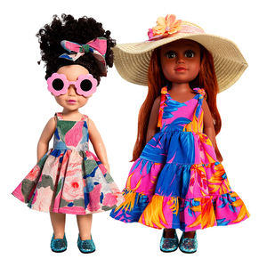 دمية أفريقية أمريكية سوداء بطول 14 بوصة للبيع بالجملة، دمية مخصصة ذات بشرة سوداء، دمية أطفال للفتيات - Product Image 4