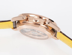 Reloj de Pulsera Cronógrafo de Aviación Clásico de Alta Calidad con Incrustaciones de Diamantes, Correa de Oro Blanco, Esfera de Buceo, Deportivo y Elegante - Product Image 5