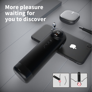 Pompe à pénis électrique multifonctionnelle, stimulateur automatique à succion et télescopique avec écran LCD, jouet pour adulte rechargeable pour <span class=keywords><strong>homme</strong></span> - Product Image 4
