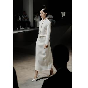 Faldas de Mujer ODM de Primera Calidad, Nueva Falda de Cachemira MIRELLA HECHA A MANO, 700 gramos, Suministro ODM, 89 cm, Todas las Temporadas, Color Beige - Product Image 1