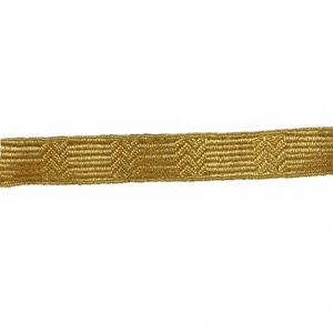 Tresse de dentelle artisanale pour uniforme de cérémonie, motif brodé personnalisé 2025 - Product Image 5