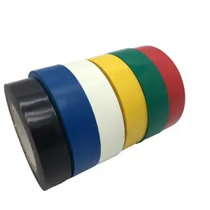 Factory Wholesale Colorful PVC Electrical Strong Adhesive Insulation Flame Retardant Tape