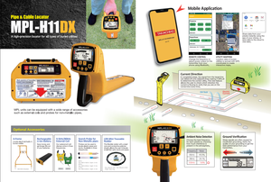 เครื่องตรวจจับสายเคเบิลใต้ดิน อุปกรณ์ตรวจจับสายไฟที่ฝังอยู่ และ TAKACHIHO MPL-H11DX - Product Image 4