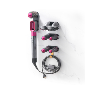 <span class=keywords><strong>Support</strong></span> <span class=keywords><strong>mural</strong></span> flexible pour accessoires de coiffure, organisateur pour <span class=keywords><strong>Dyson</strong></span> Airwrap - Product Image 1