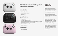 8Bitdo Wireless 2,4G Hall Rocker Joystick controlador de juegos para PC Android Windows