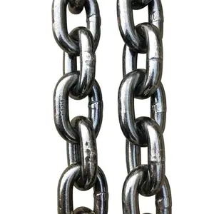 High Strength Lifting Chain G80 Welded Round Lifting Link Black Chain for Lifting