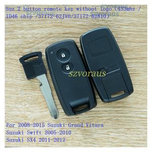 Telecomando all'ingrosso a 2 pulsanti con logo (433MHz/Chip ID46) per Suzuki Grand Vitara (2008-2015), Swift (2005-2010), SX4 (2011-2012) - Product Image 2