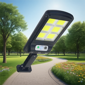Lampe solaire à capteur COB, étanche, rechargeable, télécommande <span class=keywords><strong>sans</strong></span> fil, lampes de <span class=keywords><strong>rue</strong></span> extérieures, alimentées par l'énergie solaire - Product Image 3