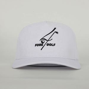 Vente en gros Logo de broderie personnalisé 5 panneaux Chapeau de papa de sport en polyester blanc trou découpé au laser Casquette de baseball Golf Gorras - Product Image 2