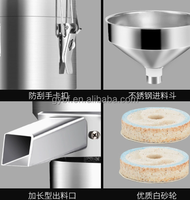 Machine automatique de broyage de noix pour pâte d'amandes et d'arachides, usage domestique et professionnel