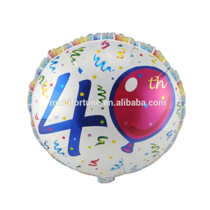 ลูกโป่งฟอยล์กลมขนาด 18 นิ้ว ลายสุขสันต์วันเกิดและคริสต์มาส สำหรับงานปาร์ตี้เด็ก - Product Image 5