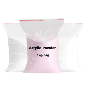 500 colori di alta qualità all'ingrosso OEM 1kg non appiccicoso facile da applicare chiaro bianco rosa alla rinfusa polvere acrilica per Nail Art - Product Image 2