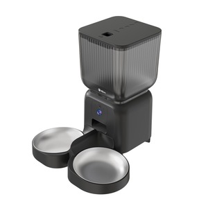 Distributeur automatique de nourriture pour animaux de compagnie pour chiens et chats, batterie rechargeable, plastique, 4,5 L, étanche à l'humidité, surveillance vidéo HD, application de contrôle à distance, alimentation automatique - Product Image 5