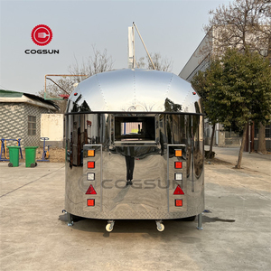 Customized Mobile <strong>Food</strong> <strong>Cart</strong> for <strong>Food</strong> and Beverage Vending <strong>Cart</strong> Selling Outdoor Mobile <strong>Fast</strong> <strong>Food</strong> Truck Vintage Trailer - Product Image 4