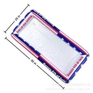 Inflatable Ice Tray Rectangle 135x65cm American Flag Design For Outdoor Parties Beverage Cooling PVC Material - Product Image 4